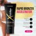 Tan Junkie Xtreme Melano Rapid Bronzer Accelerator 200ml - Luxurious Sunbed Cream for Enhanced Tanning Skin Nourishment & Hydration - with Carrot Root Kukui Oil & Pineapple Extracts - Buy Online on GoSupps.com