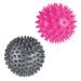 Hedgehog ball massage ball set of 2 7 cm different degrees of hardness ball with knobs for back legs feet & hands muscle massage