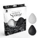 Pursonic Natural Konjac Bamboo Charcoal Facial Sponge for Gentle Face Cleansing and Exfoliation Helps with Clogged Pores 100% Bio-Degradable Vegan Products 2- Pack