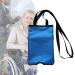 Drainage Bag Holder-Catheter Urinary Bag Catheter Stabilization Device with Adjustable Washable and Reusable High Capacity for Bladder Ostomy Elderly Care(1000ml 1500ml 2000ml) Blue L Large Blue