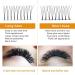 3D-0.10C 15mm Pre Made Fan Eyelash Extensions | B&Q LASH Russian Volume Lashes 3D 5D 7D | Short Stem Premade Fans 0.07 0.1 - Buy Online on GoSupps.com