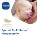 MAM Comfort Schnuller Set of 2 - Lightweight Silicone Baby Pacifiers for Newborns 0-3 Months - Soft Skinsoft Design & Pacifier Box - Blue - Buy Online on GoSupps.com