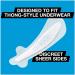 U by Kotex Barely There Thong Liners, Light Absorbency, Unscented - 50 Count - Buy Online on GoSupps.com