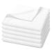 Luxe Beauty Essentials Microfiber Face Cloth Washcloth for Body - Ultra Soft Makeup Remover Cloth - Perfect Face Wash Cloth for All Skin Types (White, 5) White- 5 5