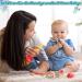 Utensilsto Baby Bite Ring - 2-Piece Dental Aid for Teething | Safe Teething Toys for Boys & Girls (6 Months+) - Buy Online on GoSupps.com
