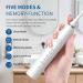 Sonic Electric Toothbrush for Adults - Rechargeable Smart Automatic Toothbrush with 4 Heads 5 Modes & IPX7 Waterproof - Soft Dupont Bristles (White) - International Shipping Available - Buy Online on GoSupps.com