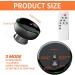 Intelligent Cupping Therapy | Kamanan Electric Cupping with Infrared 16 Gears & 3 Modes for Detox Muscle Relaxation & Gua Sha (Black) International Shipping Available - Buy Online on GoSupps.com
