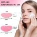 100 Heart Shape Facial Sponges | Natural Cellulose | Reusable Makeup Remover Sponge | Exfoliating Face Cleansing Sponge - Pink - Buy Online on GoSupps.com