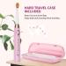 Dnsly Ultrasonic Toothbrush with 5 Modes and 8 Brush Heads - Sonic Cleaning and Whitening Toothbrush with Smart Timer and Travel Case - Rechargeable for 30 Days Use (Pink) - Buy Online on GoSupps.com
