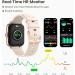 A-TGTGA Smart Watch for Women | 150+ Dial/Receive Calls Faces | Android & iPhone Compatible | Fitness Tracker with Sleep HR Monitoring | SMS Reminder | IP67 Waterproof | Rose Gold - Buy Online on GoSupps.com