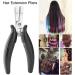 Professional Hair Extension Pliers Spring Designs Wonderful Hair Extension for Hairdresser Stylist Hair Salon Clip Hair firmly. - Buy Online on GoSupps.com