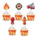 40Pcs Firefighters Cupcake Toppers and Firefighters Themed Cupcake Wrappers Party Supplies for Firefighters Themed Party Birthday Party Baby Shower 20Set Cupcake Decorations