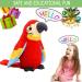 iEasey Cute Talking Parrot Toy - Repeat, Mimicry, Waving Wings - Interactive Electronic Recording Bird Plush Toy - Educational Sensory Toy - Blue - Buy Online on GoSupps.com