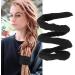Spiral Lock Hair Ties Bendable Long Dreadlock Ponytail Holder for Thick Curly Hair Pure Black - Buy Online on GoSupps.com