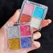 Buy Glitter Eyeshadow - 4 Colors Gel Makeup Patches for Face Body & Hair | Festival Ready Glitter - Buy Online on GoSupps.com