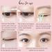 PICKX Waterproof Invisible Double Eyelid Stickers Double Eyelid Tape Invisible Self-adhesive Eye Line Strip Sticker Natural fiber waterproof eyelids contour sticker for drooping eyelids hooded eyes (L) - Buy Online on GoSupps.com