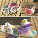 5 Pack Sun Visor Hats for Women - Clear Colorful Party Outdoor Sports Cap - Iridescent Pink - Buy Online on GoSupps.com