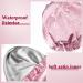 Arqumi Waterproof Double-Layer Shower Cap with Ribbon Bow - Pink - 1PCS - Buy Online on GoSupps.com