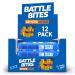 Battle Bites High Protein Bars 12 x 62g - Jaffa Bar Orange Flavour - Low in Sugar High in Fibre Free from Preservatives Non-GMO - 20g protein 7.5g fibre + 240 calories per bar - Made in UK Chocolate Orange 12 Count (Pack of 1)