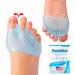 Toe Spacers & Metatarsal Pads (6PCS) Breathable Ball of Foot Cushions Gel Toe Separator Relief Foot and Bunion Pain Plantar Fasciitis Mortons Neuroma Blisters Diabetic Feet Hammer Toe