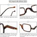 Kokobin Mini Square Reading Glasses - Anti-Blue Light Computer Glasses for Eye Protection - Buy Online on GoSupps.com