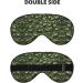 Floral Swirls Ivy Print Unisex Sleep Eye Mask | Soft Comfortable Eye Shade for Travel Yoga & Shift Work - Buy Online on GoSupps.com