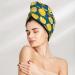 Hair Towel Wrap - Quick Drying Turban with Button | Lemon Hair Drying Towel for Fast Results - Buy Online on GoSupps.com