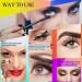 SENANA MARINA 4D Silk Fiber Lash Mascara & Eyeliner Set - Black Liquid Eyeliner Pencil/Waterproof Mascara for Volume and Length - No Clumping - Buy Online on GoSupps.com