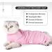 Lianzimau Katzenbody for After Op Cats - Long Sleeved Catwear E-Collars Alternative - Pink Size M (1 Pack) - Buy Online on GoSupps.com