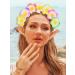 LED Hawaiian Flower Headband - Glowing Plumeria Hairband for Women and Girls - Buy Online on GoSupps.com