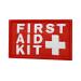 LEGEEON First Aid Kit 2x3.25 White/Red IFAK Medic MED Trauma Paramedic Morale Hook Patch