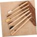 Minkissy 10-Piece Bamboo Travel Toothbrush Set - Eco-Friendly Disposable Toothbrushes for Hotel & Travel Hygiene Accessories - Buy Online on GoSupps.com