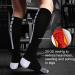 3 Pairs Wide Calf Plus Size Compression Socks 20-30 mmHg for Swelling - 3XL Sports 007 - Buy Online on GoSupps.com