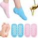 2Pairs Moisturizing Socks - Silicone Socks for Dry Cracked Feet Women - Gel Socks for Dry Cracked Feet Women - Lotion Socks for Repairing and Softening Dry Cracked Feet Skins