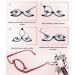 Stylish Women's Reading Glasses +3.00 | Flip Over Magnifying Makeup Eyeglasses for Enhanced Vision - Buy Online on GoSupps.com