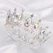 COCIDE Silver Crowns for Women and Girls - AB Crystal Rhinestone Queen Headband for Parties, Weddings, Proms, and Cosplay - Buy Online on GoSupps.com