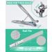 Podiatrist-Approved Super Sharp Nail Clippers for Thick & Ingrown Nails - Stainless Steel Cutters for Men, Women & Seniors - Professional Pedicure Tool Set (6 Pieces) in Red & Silver - Buy Online on GoSupps.com