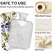 Skulls Flowers Dia de Muertos Hot Water Bottle | 1L BPA-Free Warm-Up Bag for Pain Relief & Therapy - Buy Online on GoSupps.com