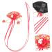 SOESFOUFU Children's Antique Hanfu Accessories Hairpin Set Fringe Trim Bridal Hair Accessories for Women Girls Accessories Hair Decorations Cherry Blossoms Women's Cloth Headgear - Buy Online on GoSupps.com