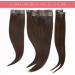 Loxxy Human Hair Clip in Extensions 110g 7pcs 14 Darkest Brown Seamless PU Skin Weft #2 Silky Straight - Buy Online on GoSupps.com