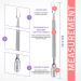 Utopia Care Cuticle Pusher and Cutter - Stainless Steel Professional Grade Remover - Manicure Pedicure Tool for Fingernails Toenails - Gold/Silver - Buy Online on GoSupps.com