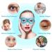 Permotary 2PCS Ice Gel Eye Mask - Hot Cold Therapy Cooling Gel Beads | Reusable Eye Pack for Puffiness, Dark Circles, Headaches - BlueFull & Hole - Buy Online on GoSupps.com