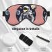 Astronaut on The Moon Double-Sided Sleep Eye Mask | Soft Adjustable Blindfold | Light Blocking Comfort - Buy Online on GoSupps.com