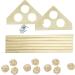 Allazone Handmade Beline for Birds & Chicks - Wooden with 10 Rattan Balls | Parrots & Chickens - Buy Online on GoSupps.com