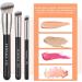 TEOYALL Kabuki Brush Set - Angled Foundation, Under Eye Concealer & Contour Brushes - Synthetic Bristles - Sizes 170/270/370 - Buy Online on GoSupps.com