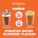 Dymatize ISO100 Dunkin' Cappuccino Whey Isolate Protein Powder - 25g Protein, 95mg Caffeine, 5.5g BCAAs - Gluten Free, Fast Absorbing - 21.5 Oz (20 Servings) - Buy Online on GoSupps.com