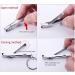 Nail Clipper - Stainless Steel Nail Clipper | Portable Curved Nail Clipper with Safety Lock | Ultra Slim Foldable Nail Cutter with File | Portable Wide Jaw Opening Cutter for Thick Nails - Buy Online on GoSupps.com