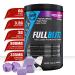 FULLBLITZ by BFF Build Fast Formula | Fully Loaded Pre-Workout | Energy Booster + Huge Dual Pathway Nitric Oxide Boosting Muscle Pumps, Laser Focus & Nootropic Blend – 24 Workouts (Grape Taffy)