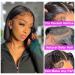 10 Inch Black Bob Wig Human Hair 13x4 HD Frontal 180% Density for Black Women - Buy Online on GoSupps.com
