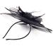 Jzk Vintage Flower Fascinator Headband & Clip - Elegant Spring Hair Accessories for Weddings & Cocktail Parties (Black Veil) - Buy Online on GoSupps.com